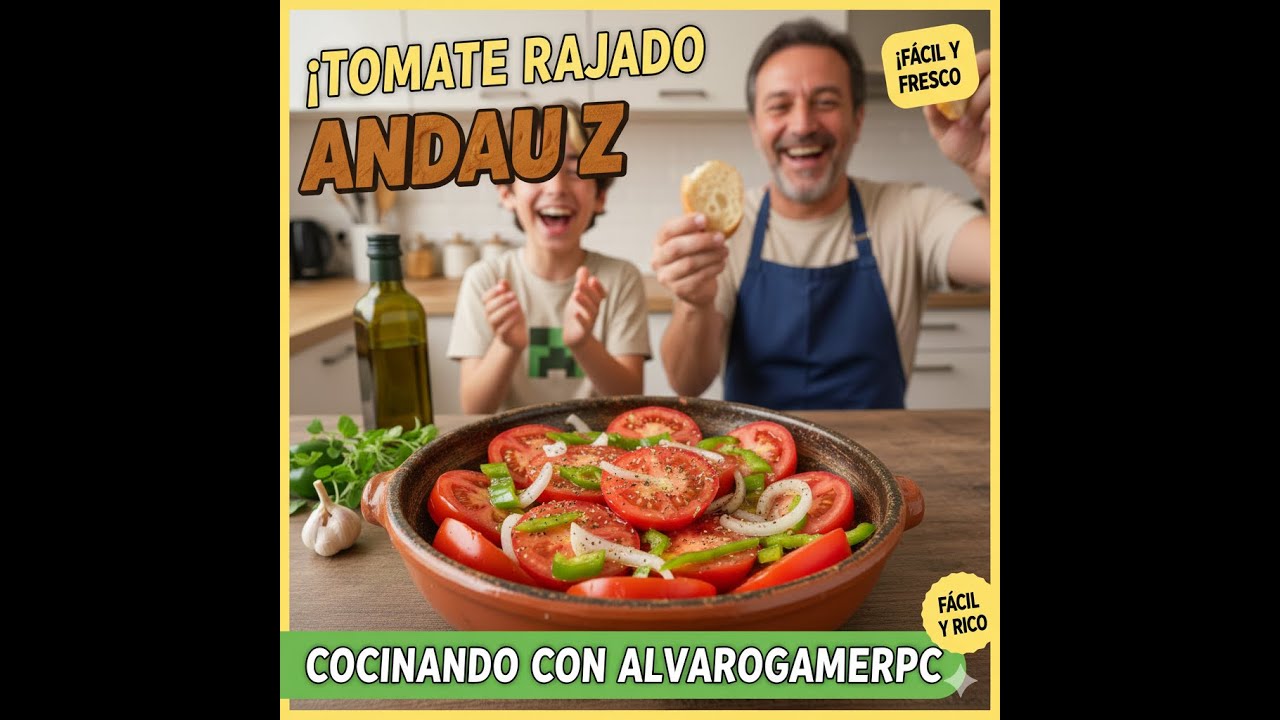 🍅 Tomate Rajado Andaluz | cocinando con AlvaroGamerPC