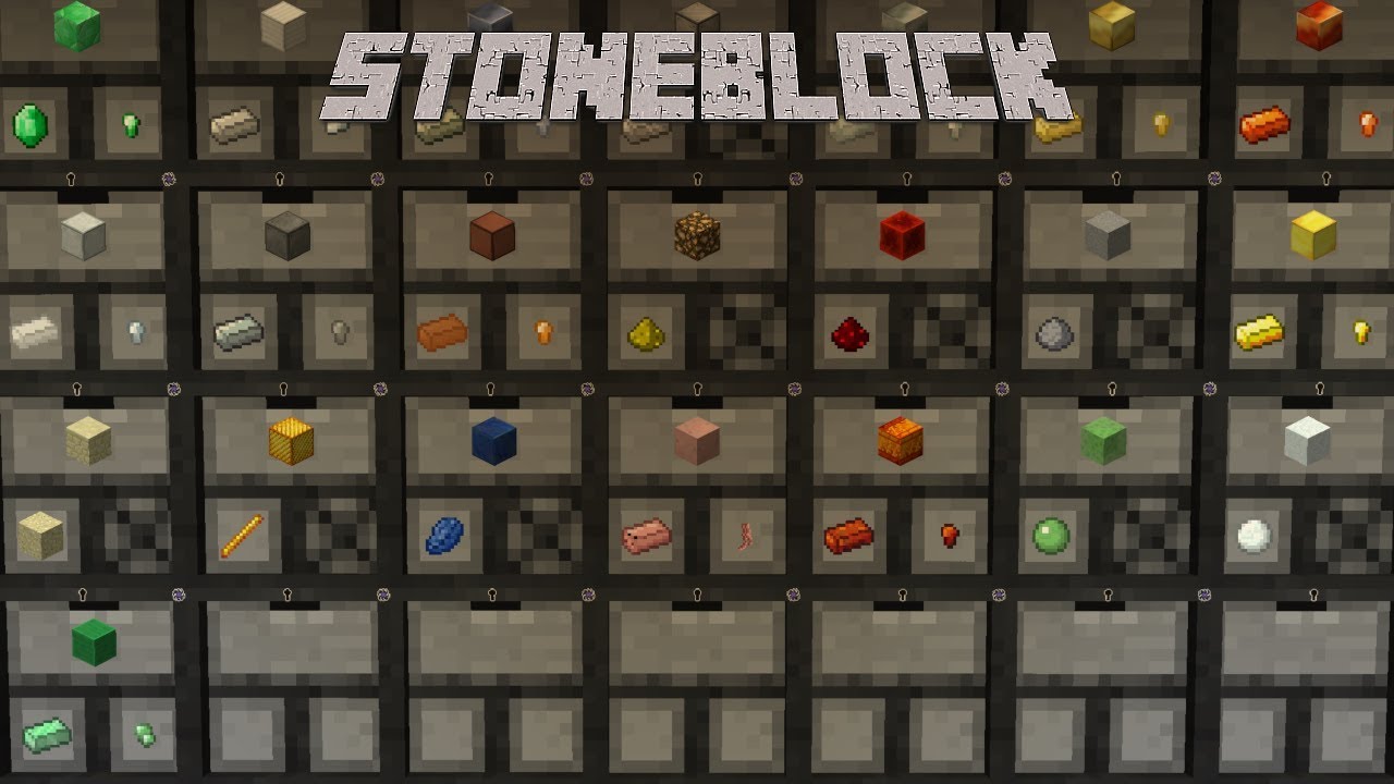 StoneBlock - STORAGE ROOM [E19] (Modded Minecraft)
