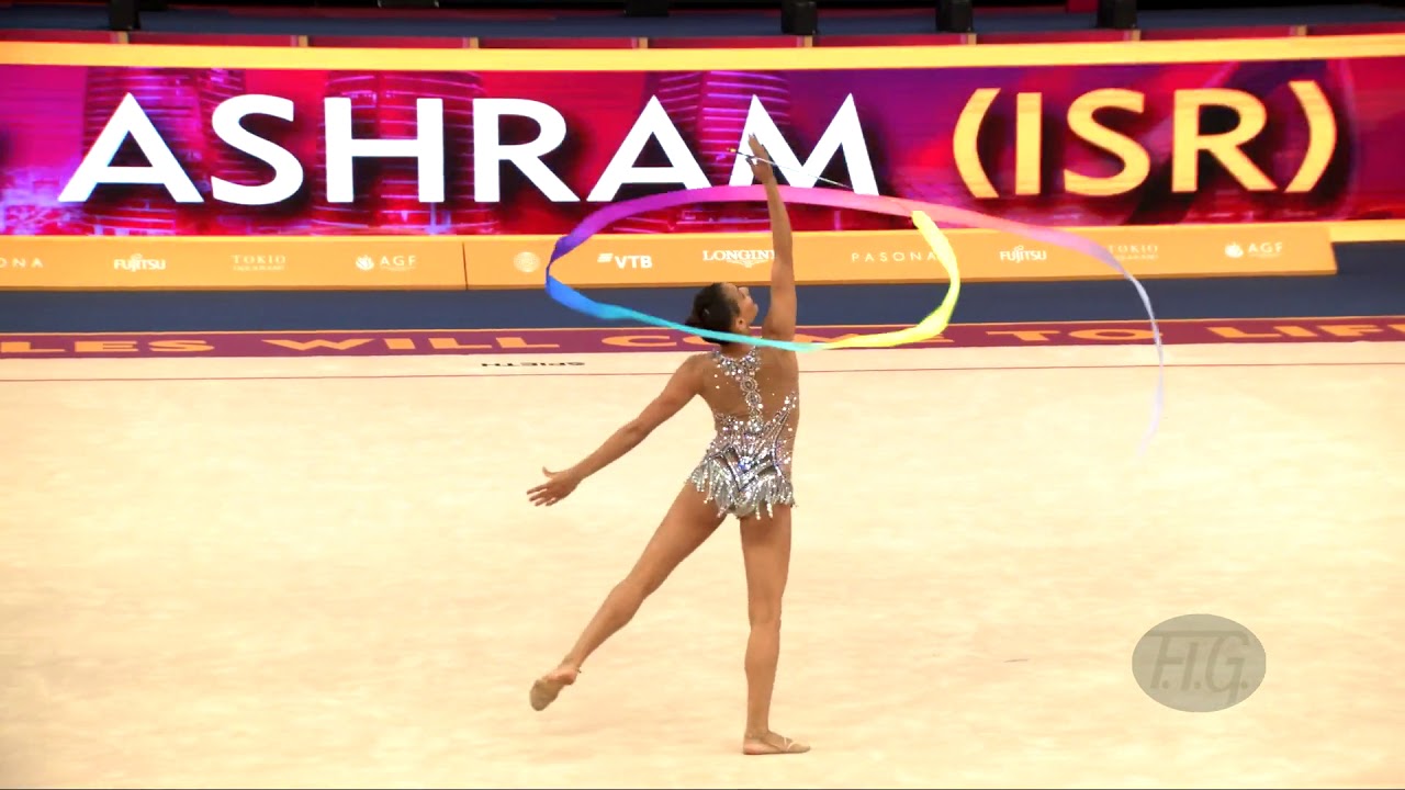 ASHRAM Linoy (ISR) - 2019 Rhythmic Worlds, Baku (AZE) - Qualifications Ribbon