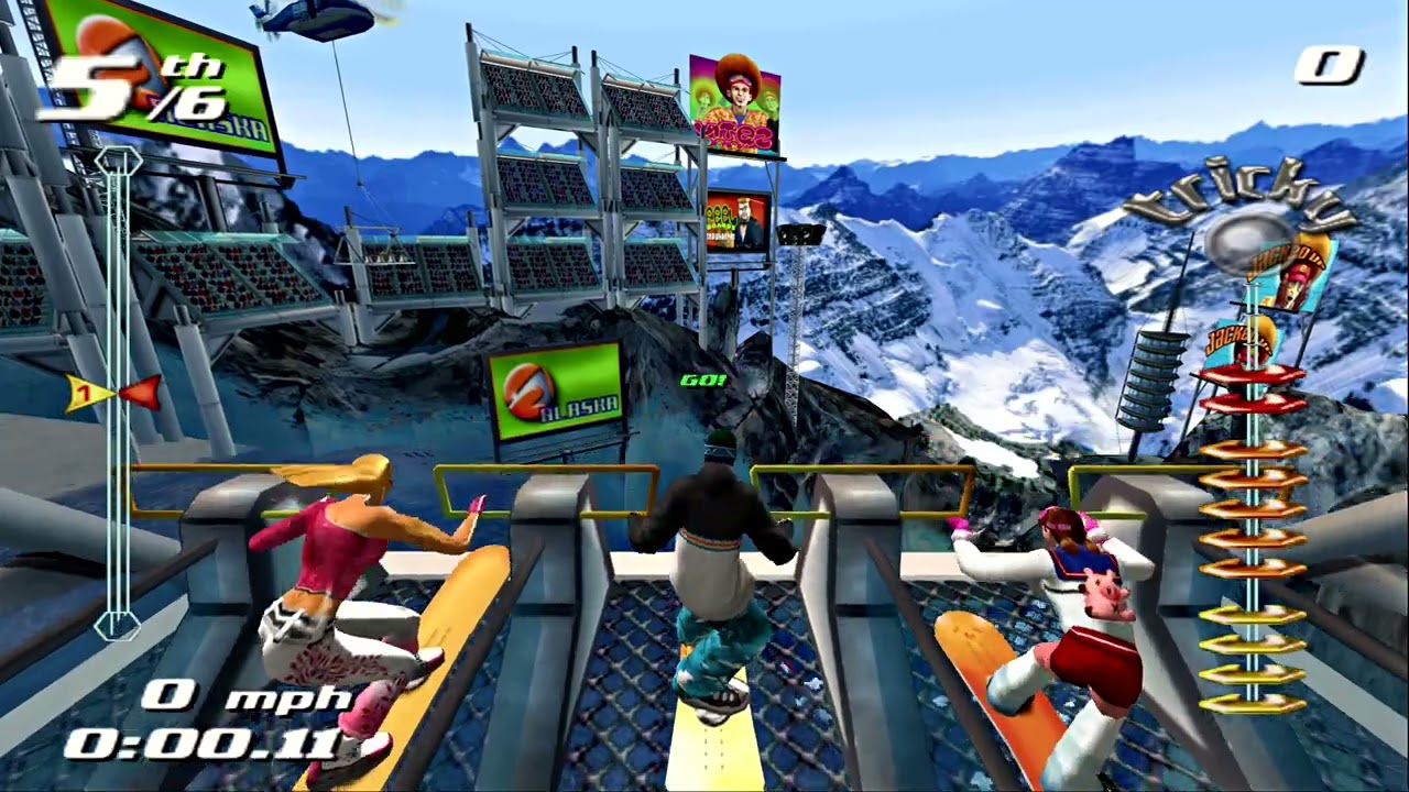 SSX Tricky PS2: Alaska [Mac] [World Circuit: Race] PCSX2 Emulator [1080p to 2160p 4k] #8