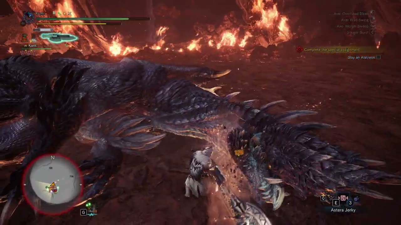 [MHWI] Alatreon (Fire Active) - Switch Axe Solo