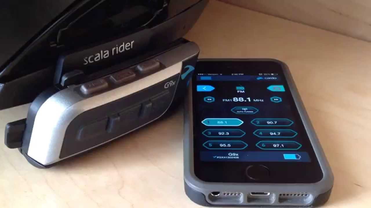 scala rider - G9x Remote Control!