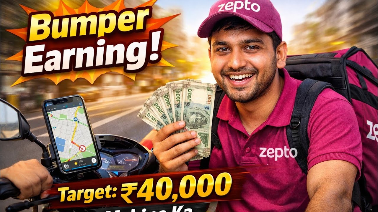 “Zepto Delivery Partner Day 1 | Struggle Start”