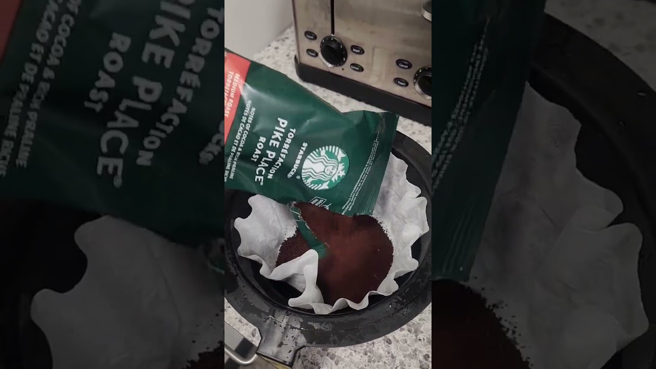 Brewing Starbucks Pike Place Coffee 