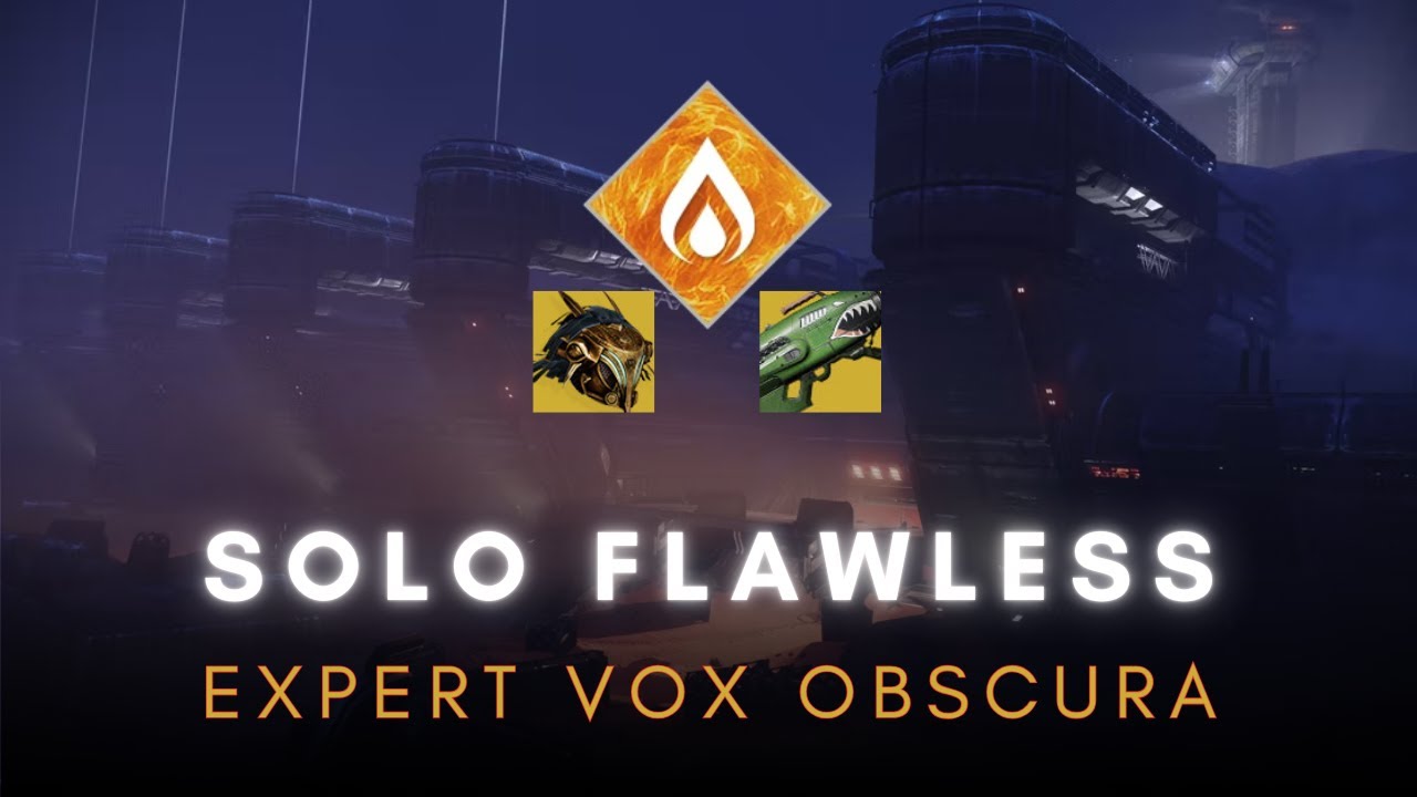 Solo Flawless - Vox Obscura - Warlock - [Destiny 2]