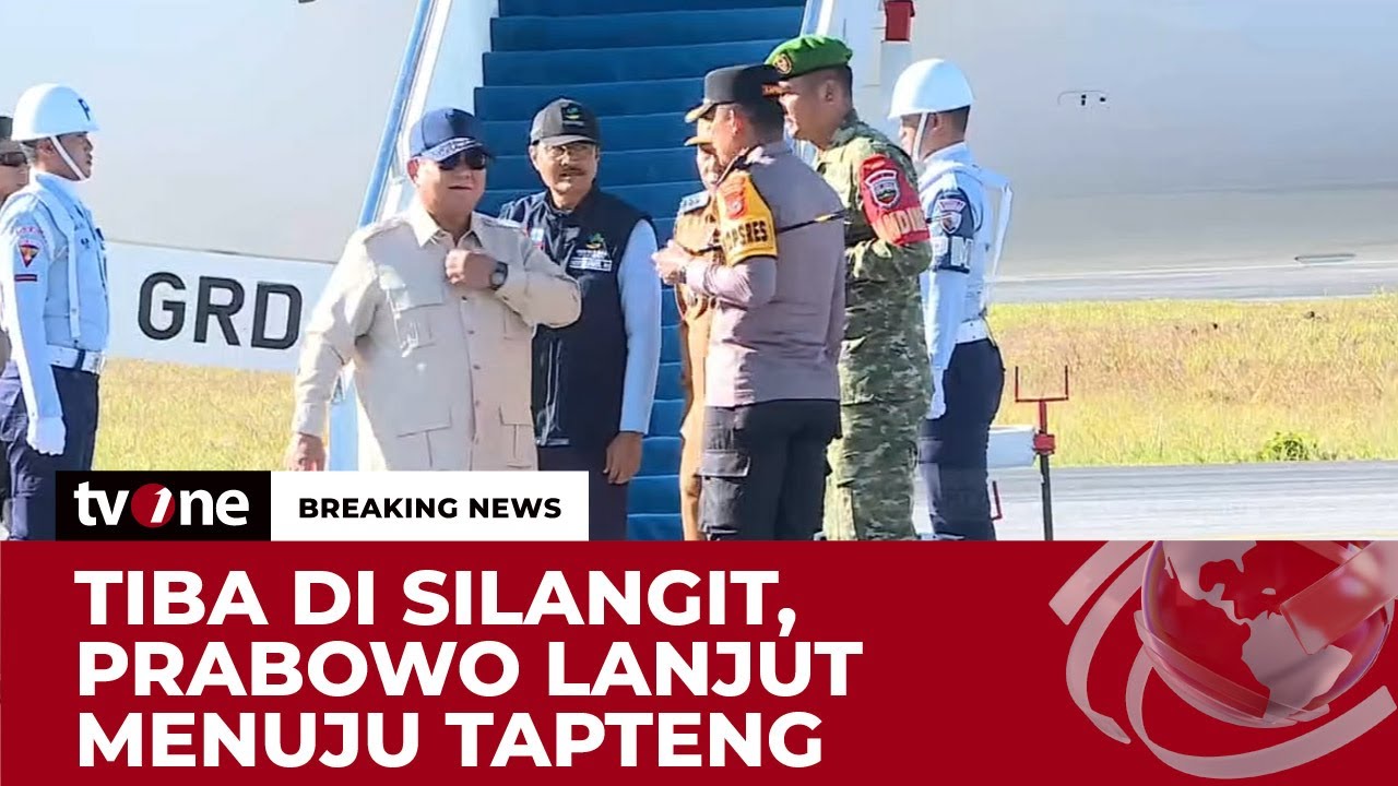 Pakai Helikopter Presiden Prabowo Tinjau Lokasi Bencana Sumatra | Breaking News