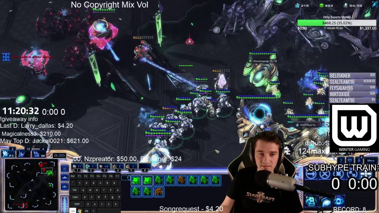 Starcraft 2 - GETTING RANDOM GRANDMASTER 3x IN ONE SEASON + EPIC GAMES