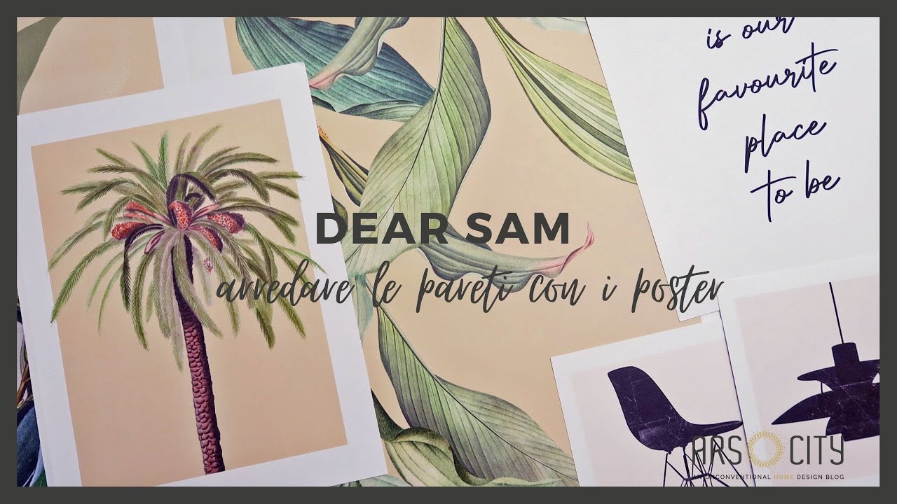 Arredare le pareti con i poster di Dear Sam