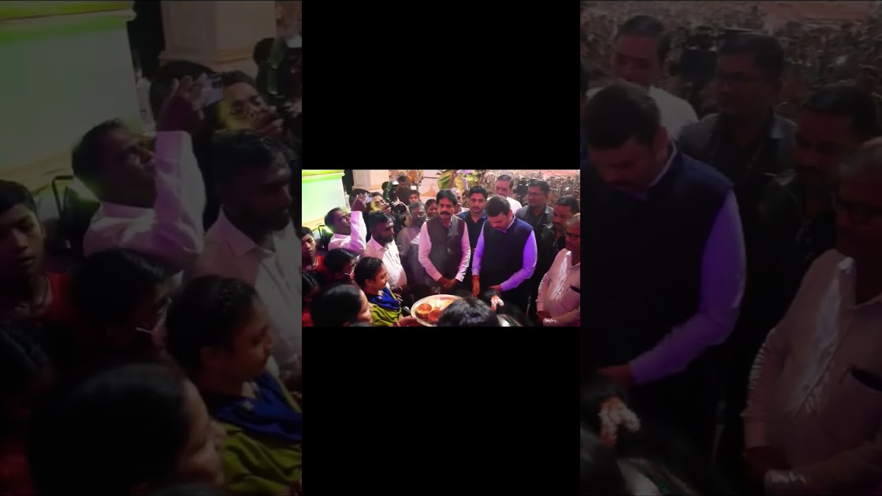 #dcm #devendrafadnavis sir #visited #sion #koliwada at Captain sir #navratri #shortsfeed #bjp #viral