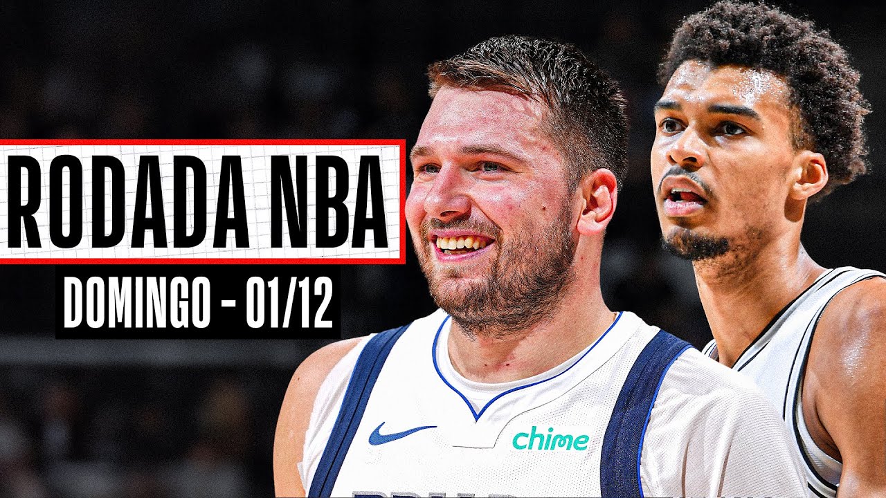 WEMBANYAMA dá show com triplo-duplo; DONCIC retorna com grande atuação! - Rodada NBA 01/12