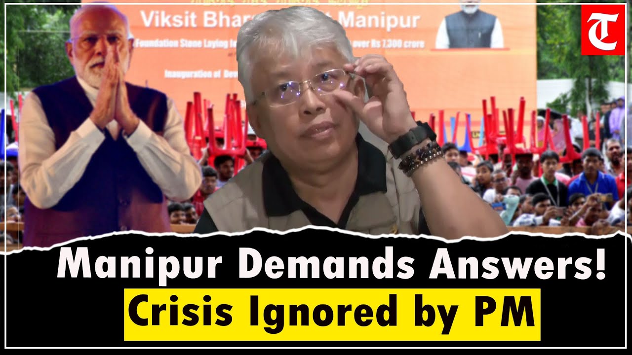 Manipur Furious: PM Modi Visit Criticized as “Stopover, Ignoring Crisis and IDPs