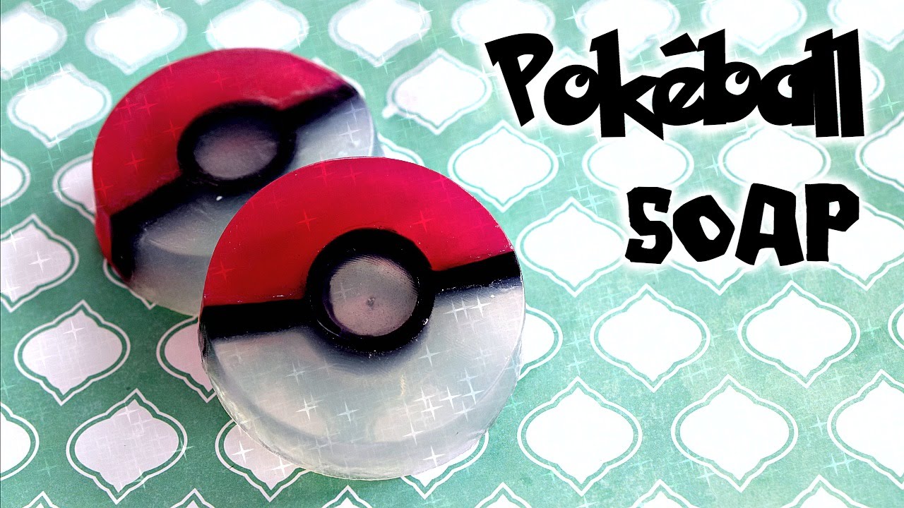 DIY Pokeball Soap // How to make Pokemon Soap // DIY Melt and Pour Soap // Pokemon DIY