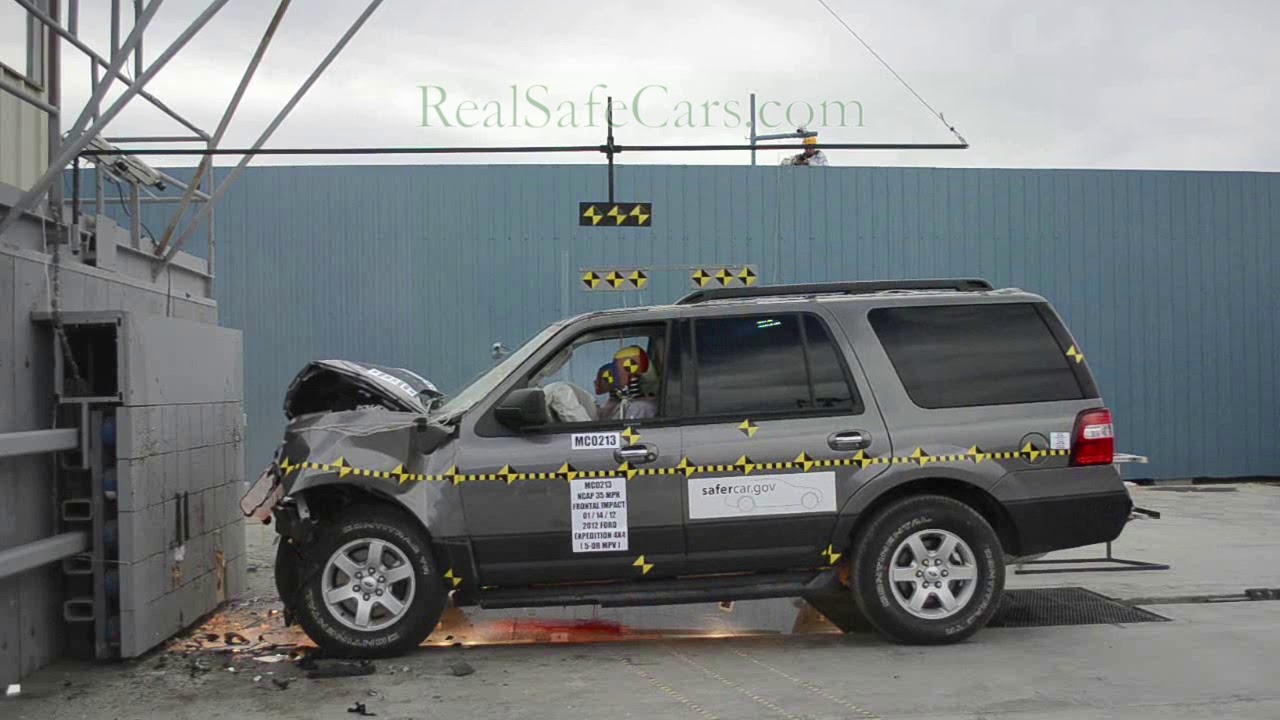 Ford Expedition (2012) Crash Tests (Side-Pole, Front, Side)