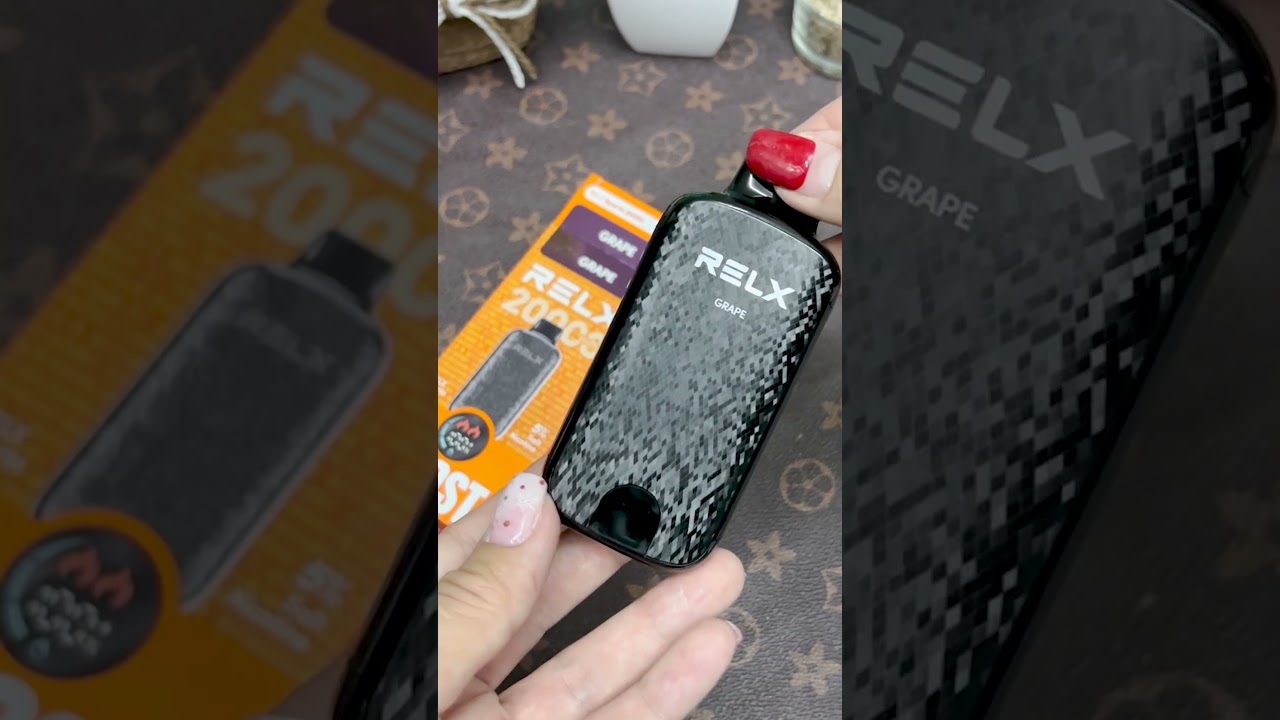 รีวิว พอต กลิ่น องุ่น&nbsp; Relx Sparta 20K คำ สูบได้ 2 ระดับ Boost Mode / Eco Mode