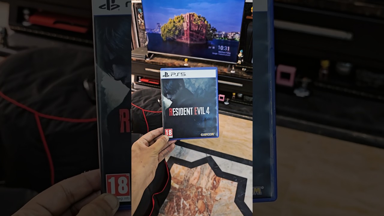Ps5 Resident Evil 4 Remake PS5 الشر المقيم 4 Gaming Setup RGB