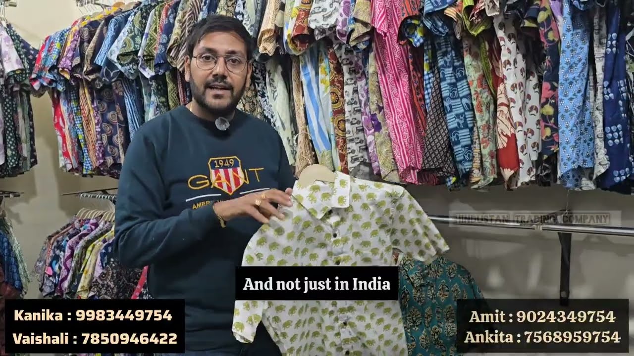 Sanganeri Prints 100% Cotton Material | Men's Wear Summer Collection In Jaipur | COD | 9983449754 