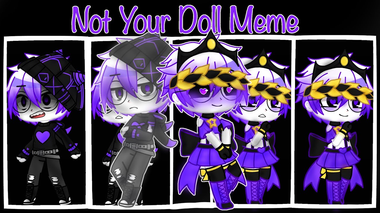 Not Your Doll Meme // Ft. Lust Sans & Unlust Sans // Gacha Club // Sans AUs