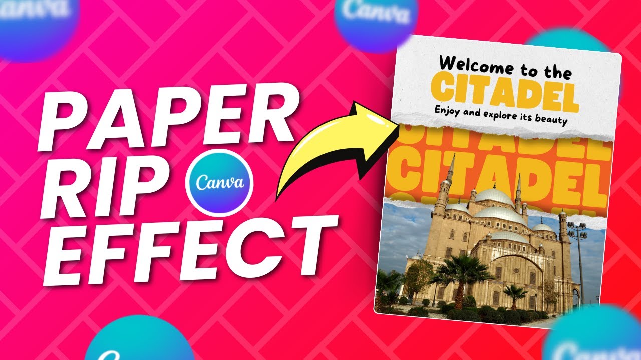 Canva Flyer Tutorial - Create an Attractive Flyer in Canva using the Paper Rip Effect