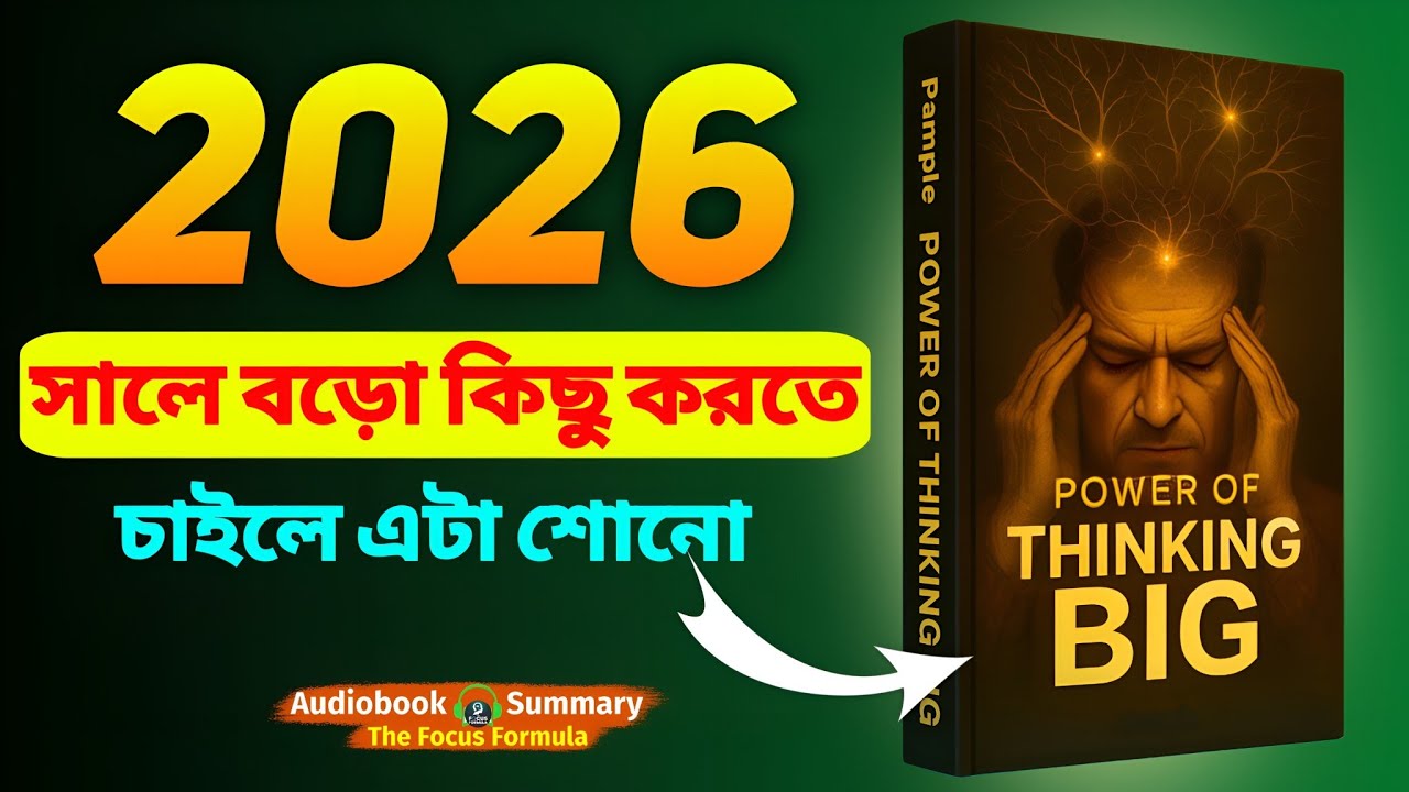 ভাবনা বদলালে জীবন বদলাবে | The Power of Thinking Big | Bengali Book Summary