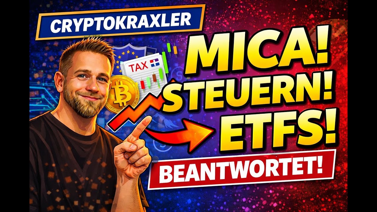 CryptoKraxler: Macht MiCA uns gläsern? Steuern, Stablecoins & ETFs einfach erklärt.
