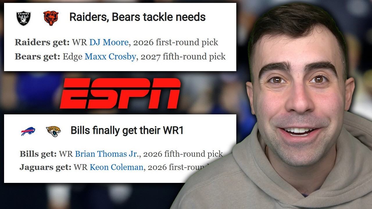 ESPN's NFL Trade Ideas Are CRAZY...