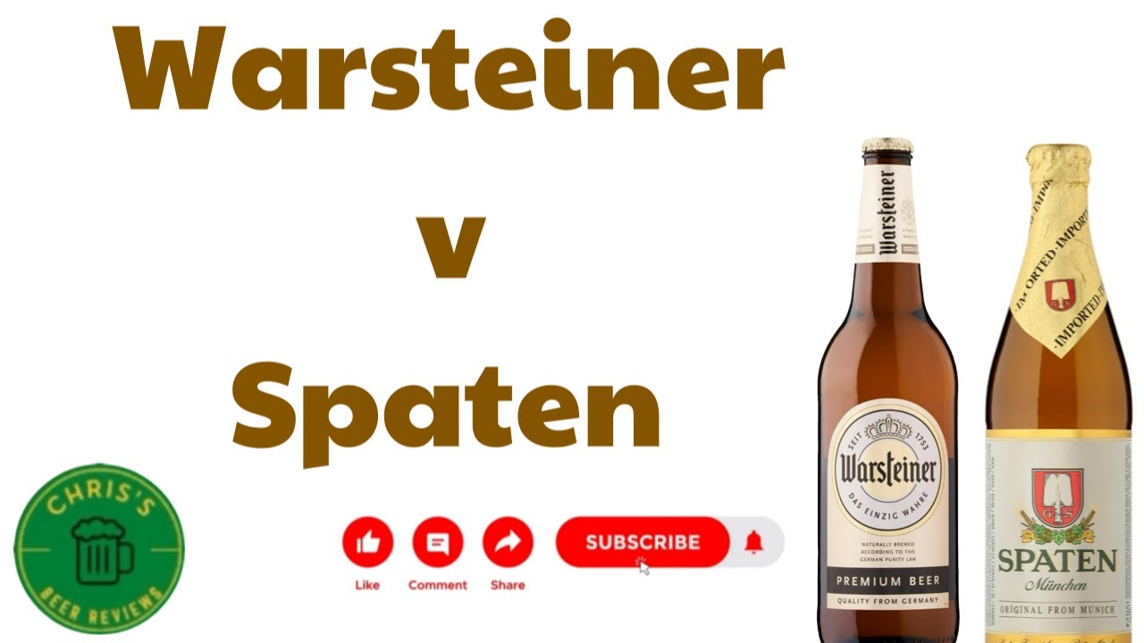 Warsteiner V Spaten battle of two German supermarket beers