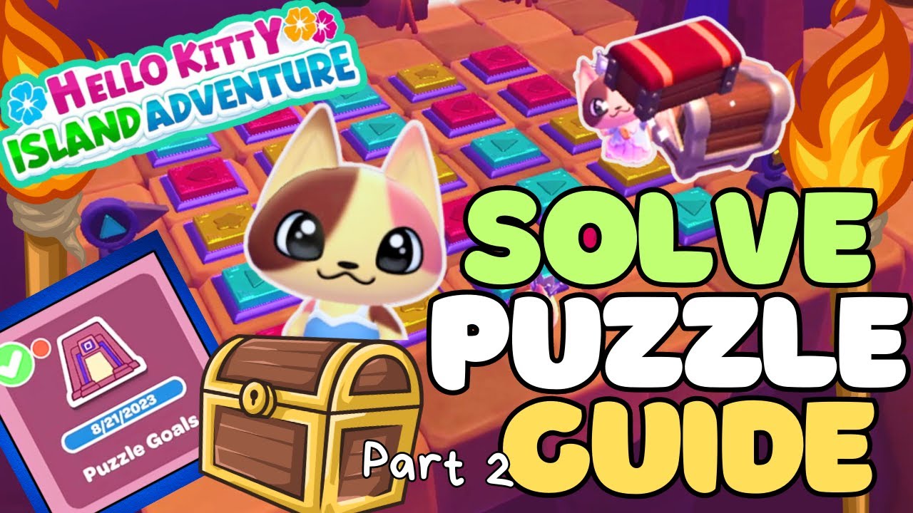 Как РЕШАТЬ ГОЛОВОЛОМКИ, часть 2 | Hello Kitty Island Adventure