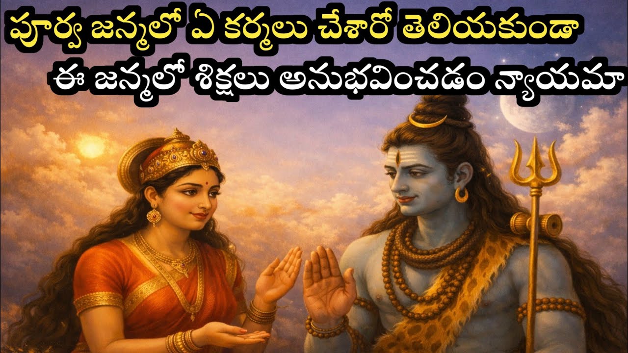 గత జన్మ కర్మలు ఈ జన్మలో ఎలా పనిచేస్తాయో శివుడు పార్వతికి చెప్పిన గొప్ప సత్యం#KarmaSecrets#ShivaGyaan