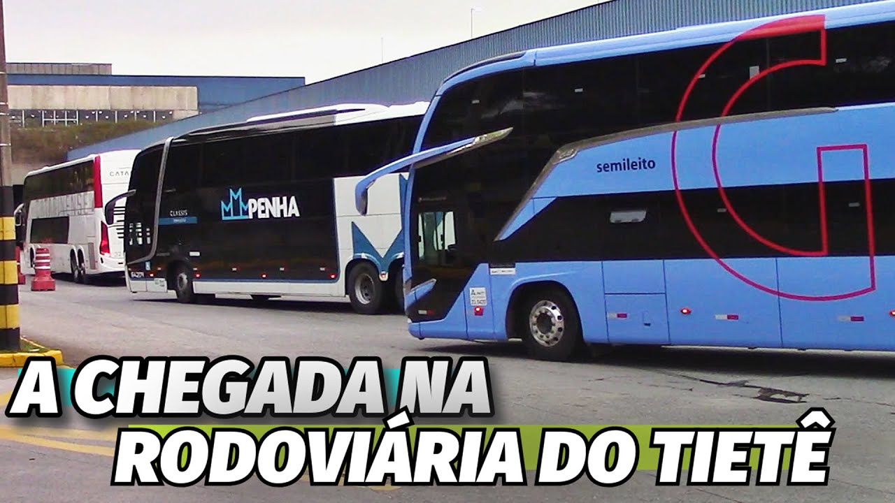 CONFERINDO A CHEGADA DOS ÔNIBUS na RODOVIÁRIA do TIETÊ | VISSTA BUSS 400 DA PENHA! PARTE 1