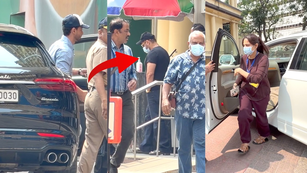Salman Khan, Aayush Sharma & Alvira Khan Reached Lilavati Hospital After Salim Khan admitted