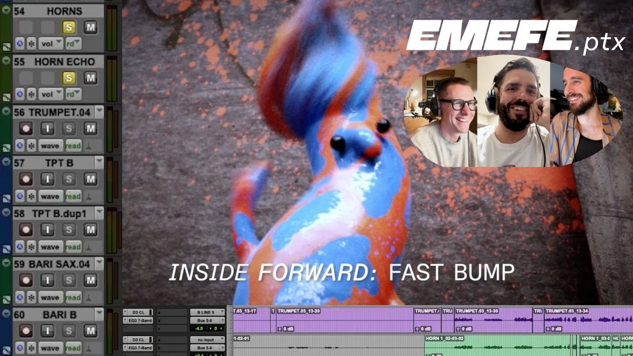Finding Fela in the “FAST BUMP” Pro Tools session | EMEFE.ptx
