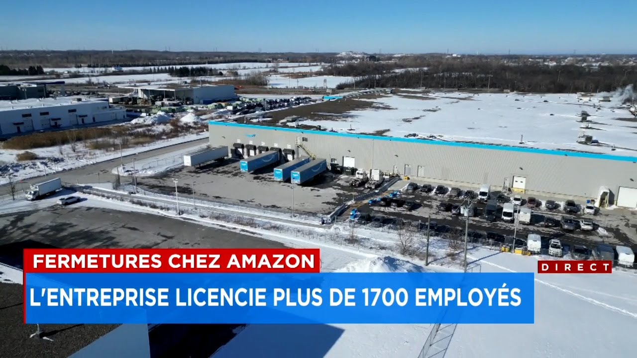 Amazon quitte le Québec et licencie 1700 personnes