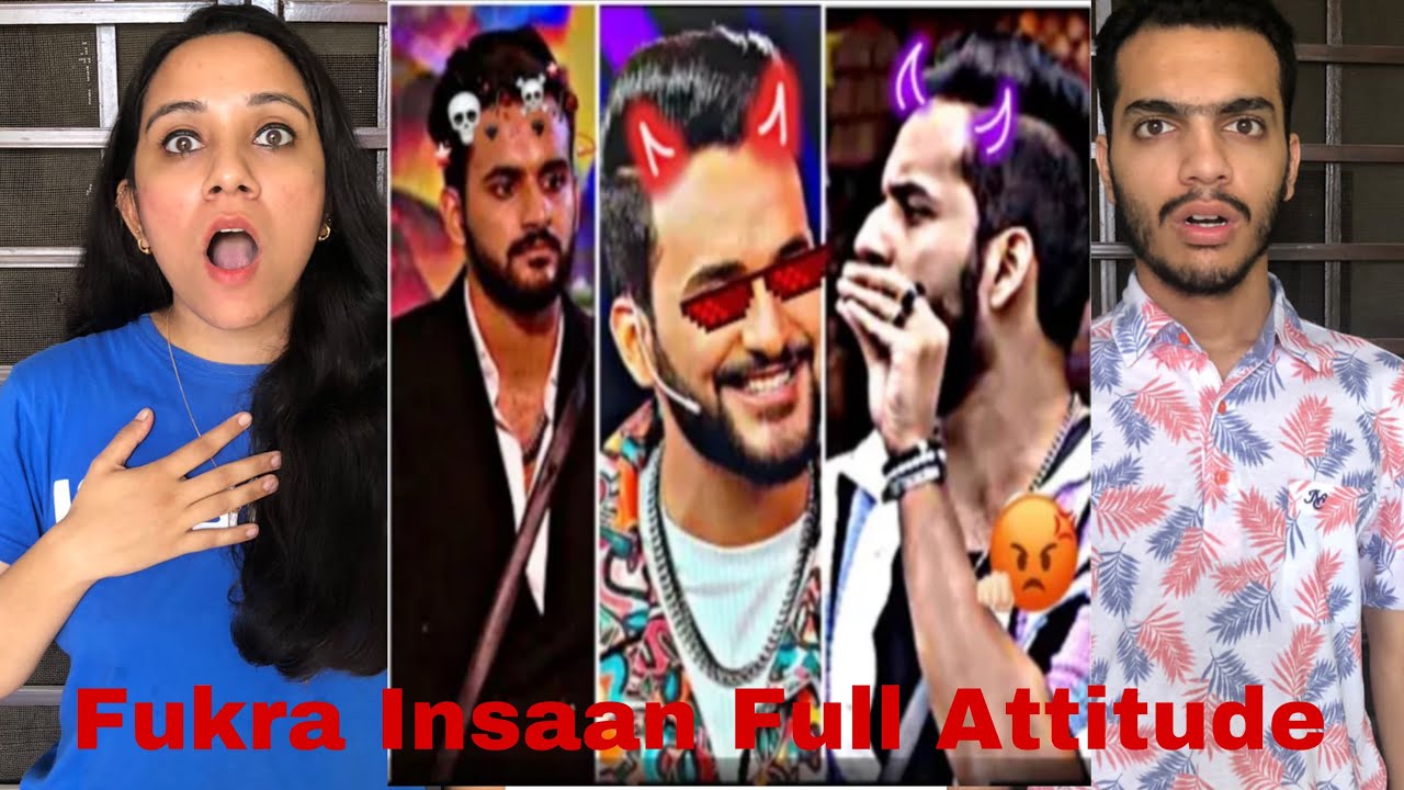 Fukra Insaan Full Attitude Video in Big Boss || Pakistani Reaction