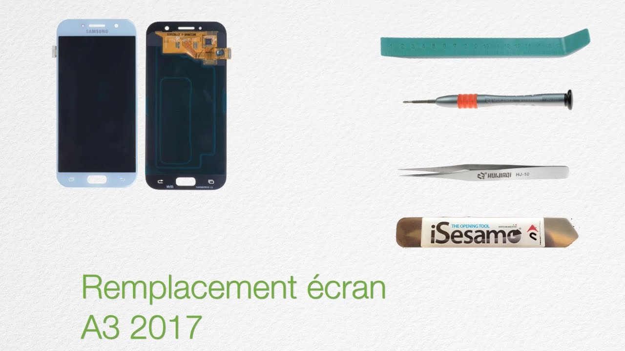 Tuto : Remplacement écran (vitre tactile + AMOLED) Galaxy A3 2017
