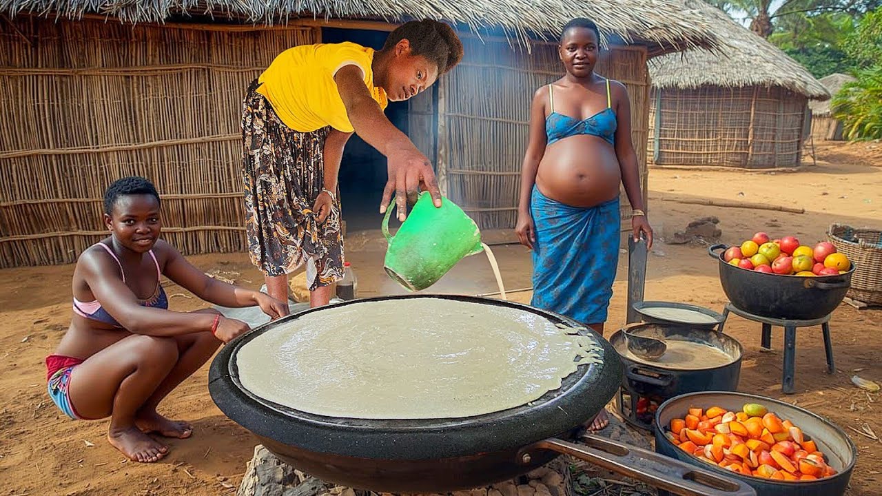 African and Most Cuisine Cooking Village Food 