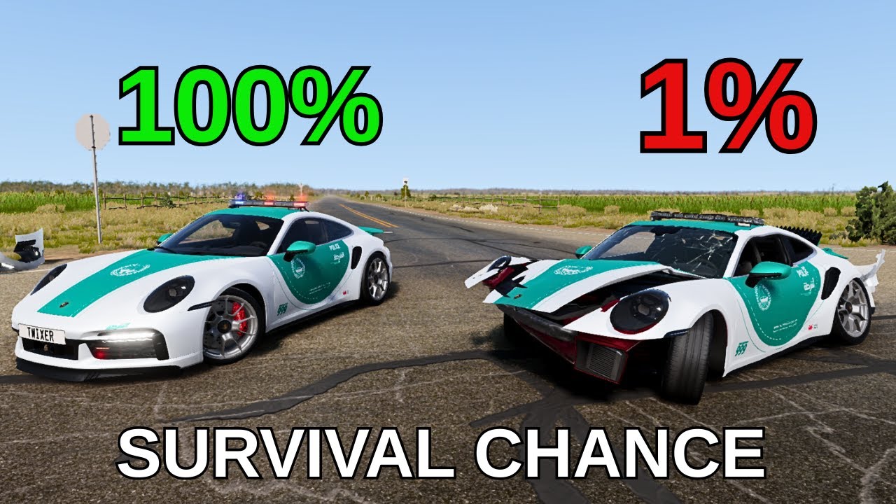 Realistic Survival Chance Crashes #15 | BeamNG.drive