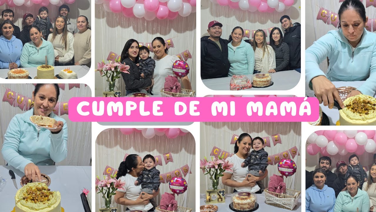 Vlog #29 FELIZ CUMPLE AMA!/ LE HACEMOS UNA SORPRESA EN LA CASA/ COMIDA SUPER RICA EN FAMILIA