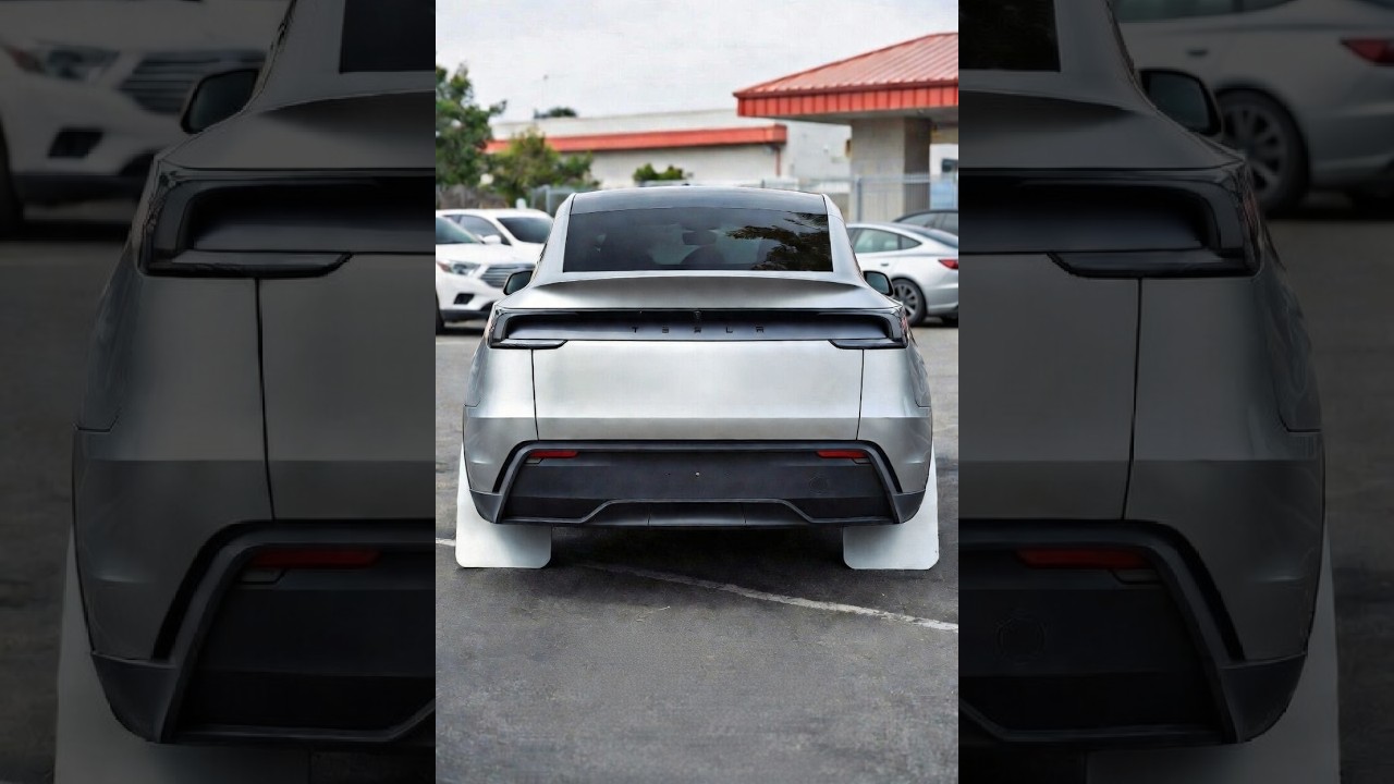 Tesla EVBase Mud Flap Install by an Old Fatman!