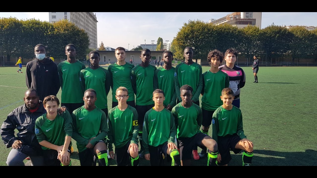 U16 Paris 13 Atletico   RCP Fontainebleau 1er mi temps 1.2 championnat R3