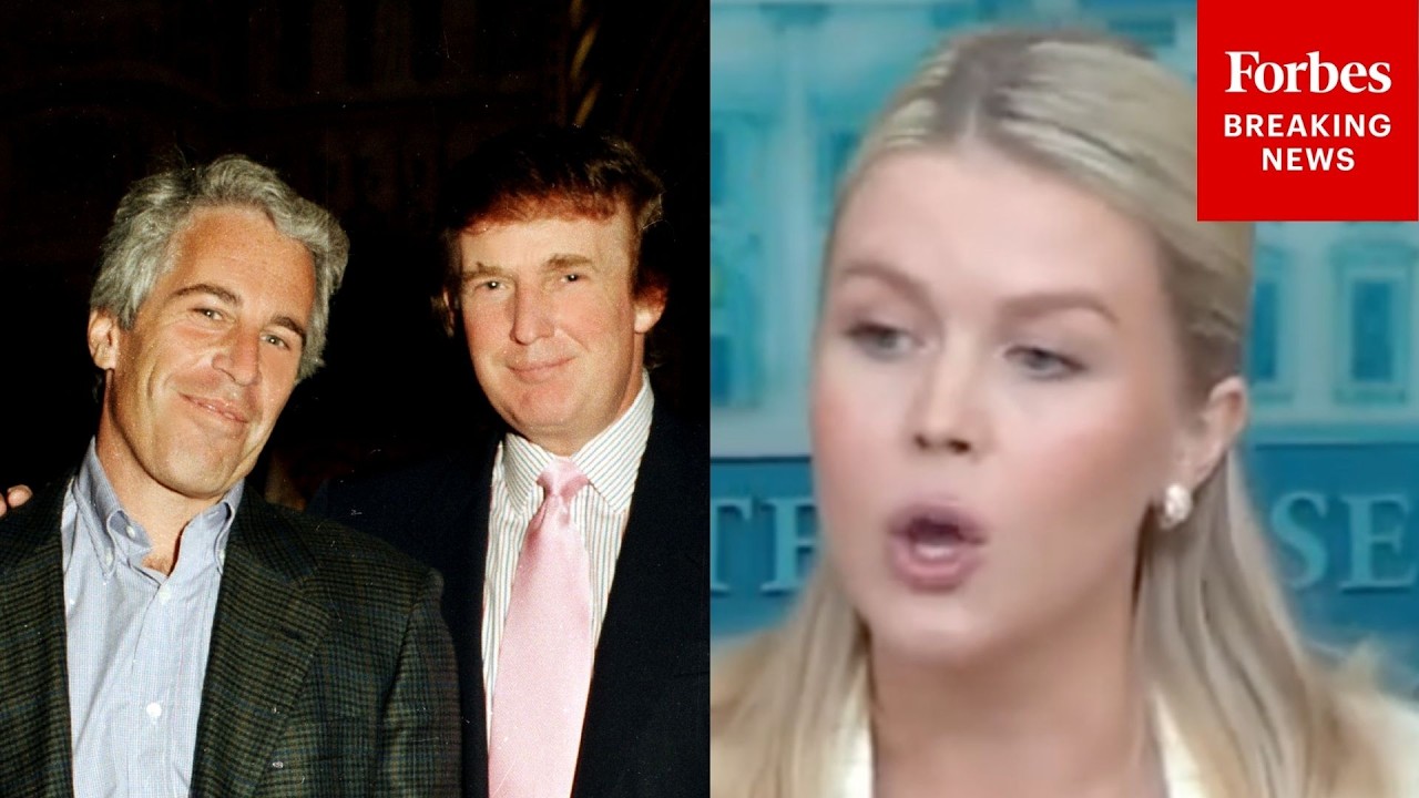 'Jeffrey Epstein Was A Creep': Leavitt Gets Testy After Questions About Trump-Epstein Relationship