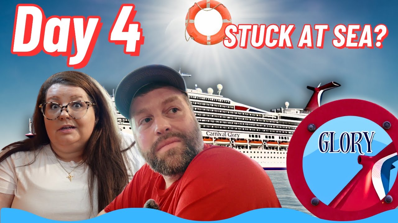 Carnival Glory - Day 4 - What happened to Staci? - Day at Sea- Cruise Vlog - 2024