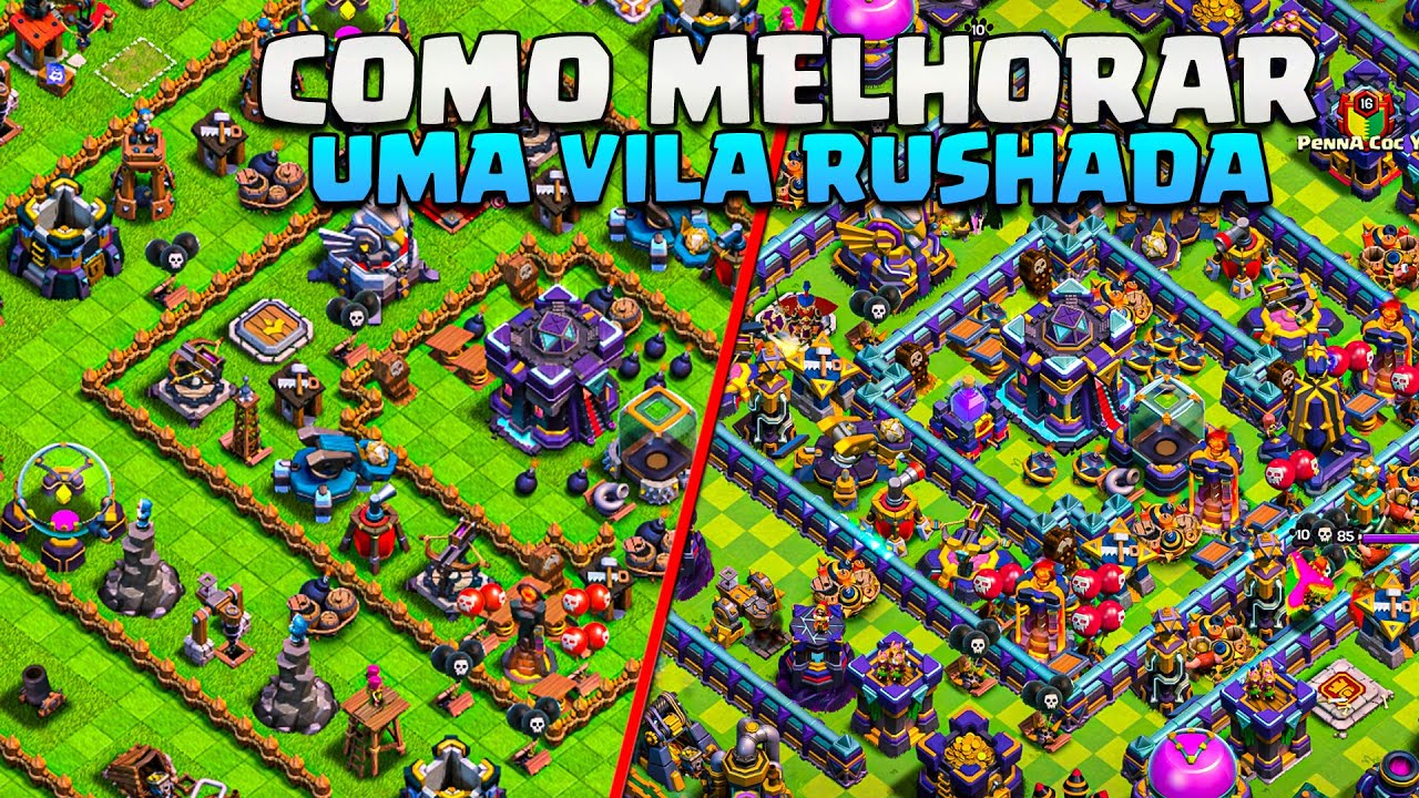 Como Recuperar Qualquer VILA RUSHADA Rápido! (Clash of Clans)