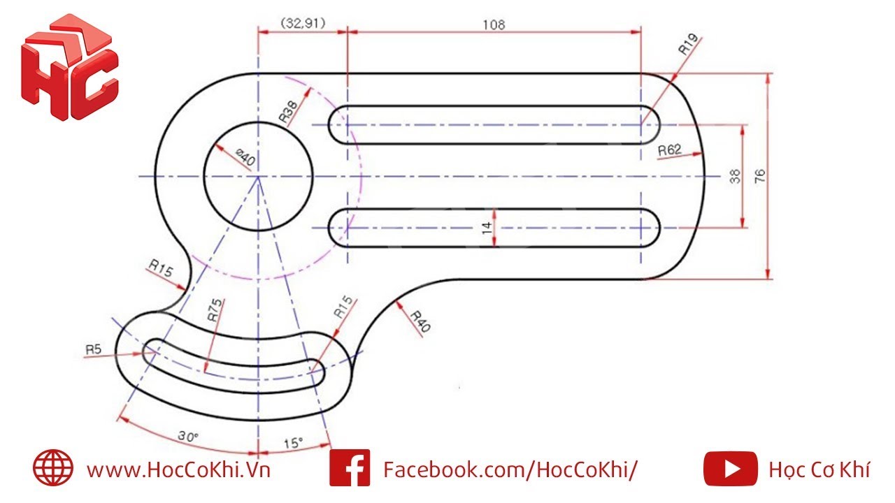 Учебник AutoCAD 2D 3D упражнения - урок 6