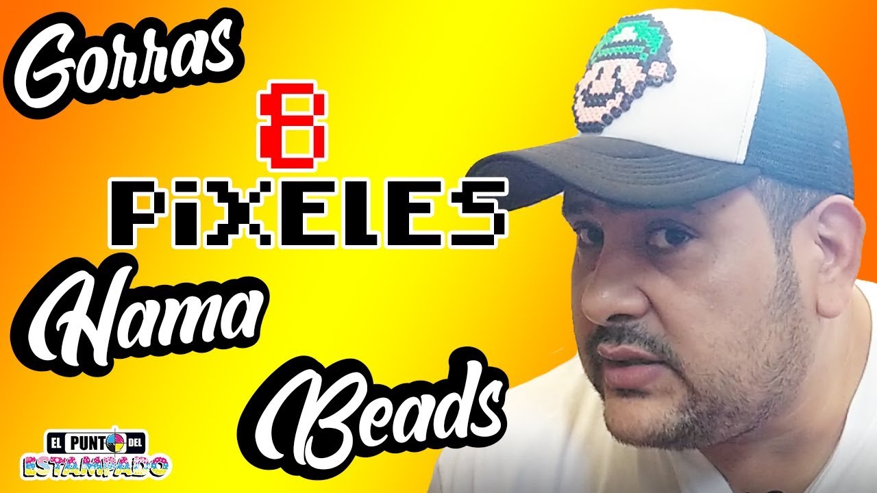 🧢 COMO ESTAMPAR GORRAS CON HAMA BEADS 🔥 OTRA TÉCNICA QUE PODEMOS USAR EN NUESTRO NEGOCIO 🏢