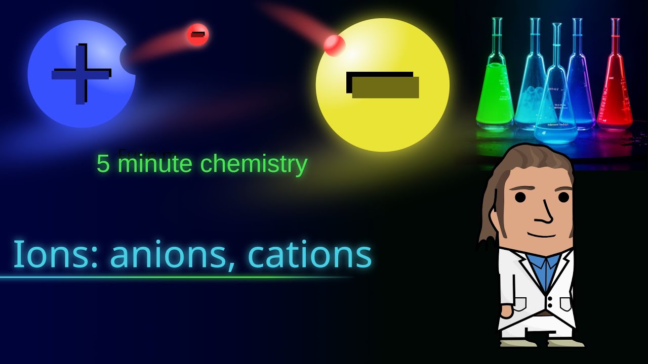 Formation of ions: anions, cations - Five minute chemistry Ep. 18