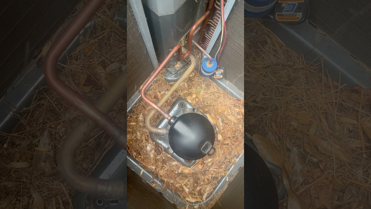 How to replace a compressor fast #hvac #compressor #ac #work
