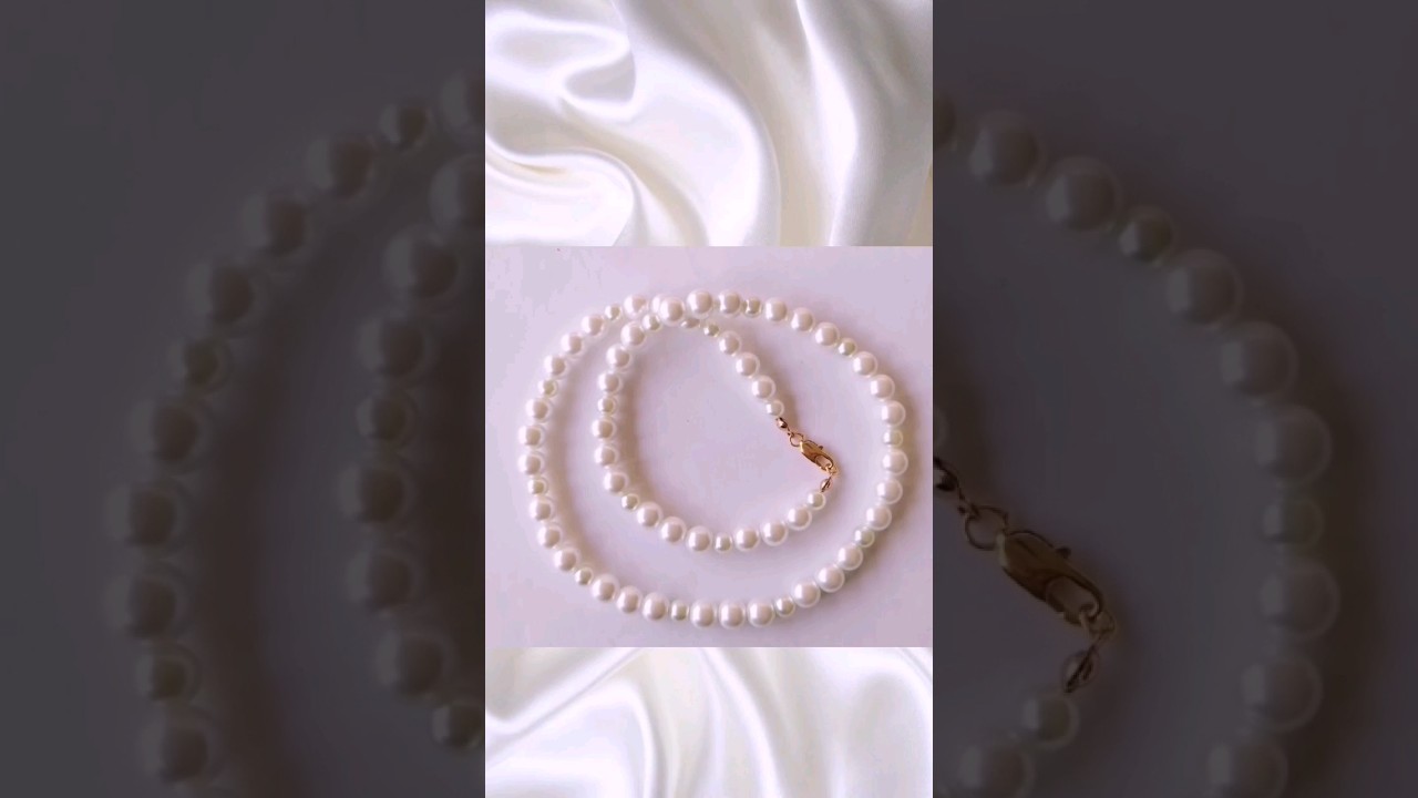 TUTORIAL 👆c&oacute;mo hacer collar de perlas con hilo nylon f&aacute;cil y r&aacute;pido paso a PASO #zotycraft