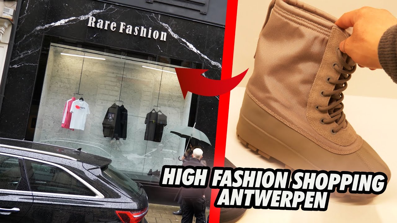 HIGH FASHION SHOPPING IN ANTWERPEN 🤯  (RARE FASHION, CARTIER, YEEZY...) | SUI VLOG