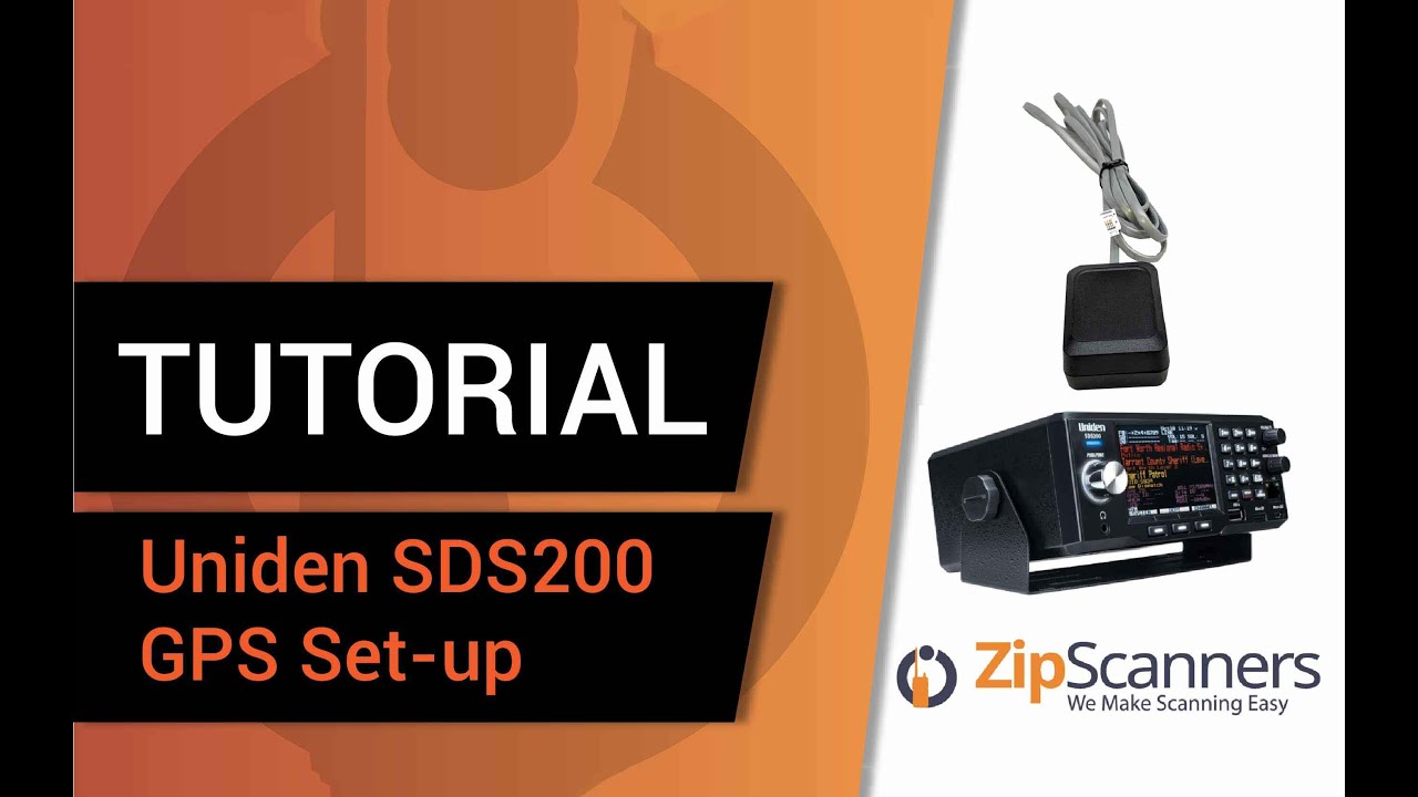 Uniden SDS200 GPS Set-Up | Tutorial