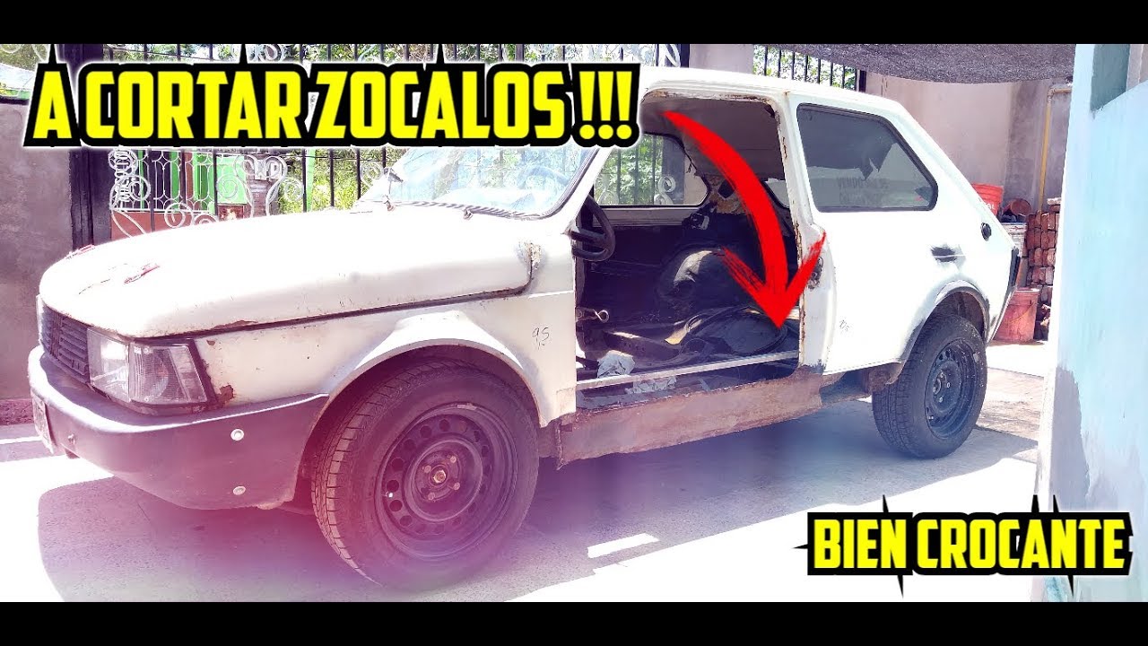 Comenzamos con los Zócalos ! Fiat 147 I Vad design